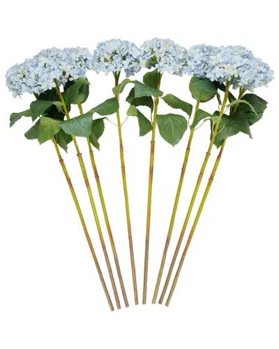 Peyton Lane Traditional Faux Foliage Flower Stem Set In Multi