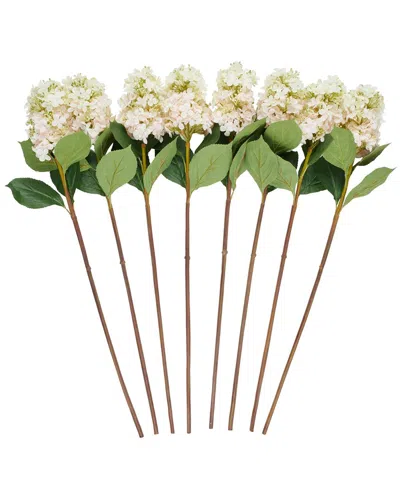 Peyton Lane Traditional Faux Foliage Flower Stem Set In Multi