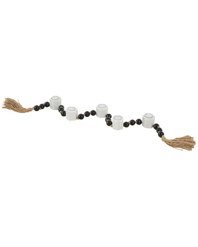 Peyton Lane Traditional Marble Candle Holder In Multi