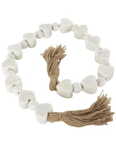 PEYTON LANE PEYTON LANE TRADITIONAL MARBLE GARLAND WITH TASSEL