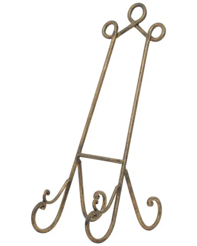 Peyton Lane Traditional Metal Easel In Brown