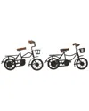 Peyton Lane Traditional Metal Sculpture Set In Black