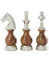 Peyton Lane Traditional Metal Sculpture Set In Brown