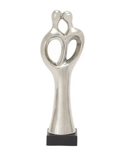 Peyton Lane Traditional People Porcelain Sculpture In Silver