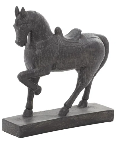 Peyton Lane Traditional Polystone Sculpture In Black