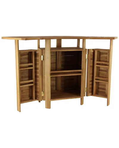 PEYTON LANE PEYTON LANE TRADITIONAL SOLID TEAK WOOD BAR