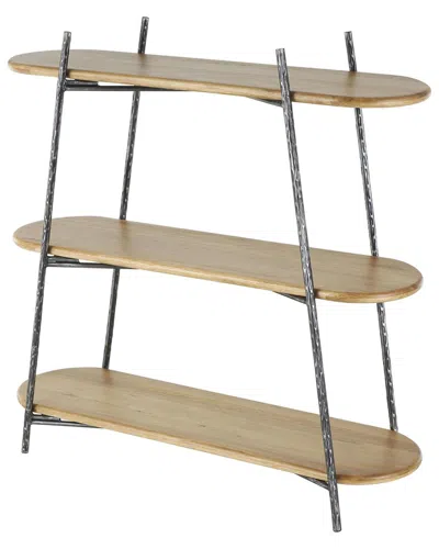 Peyton Lane Traditional Wood Shelving Unit In Brown