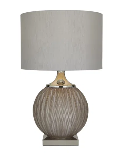 Peyton Lane Transitional Table Lamp In Grey