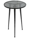 Peyton Lane Tripod Accent Table In Black