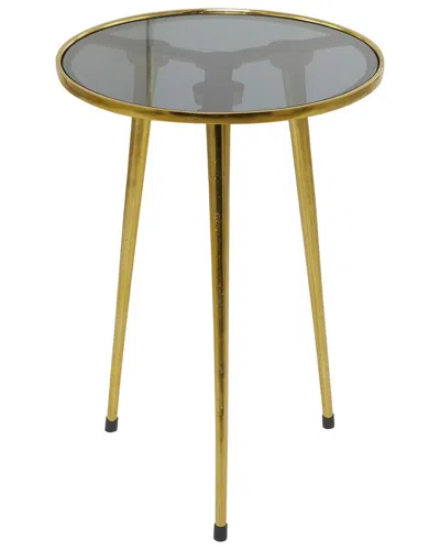 Peyton Lane Tripod Accent Table In Gold