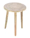 Peyton Lane Tripod Table In Neutral