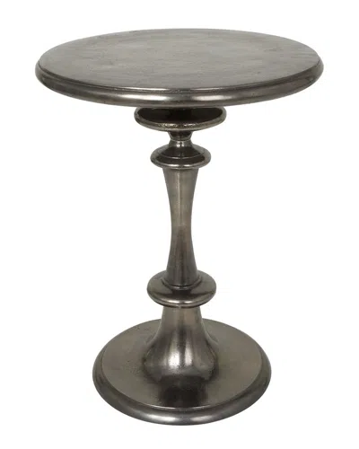 Peyton Lane Turned Style Accent Table In Gray