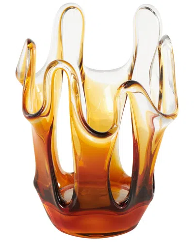 Peyton Lane Vase In Orange