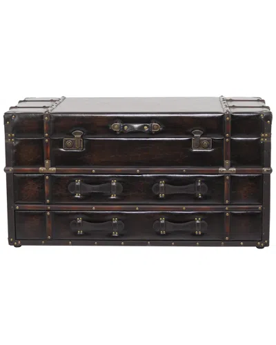 Peyton Lane Vintage 2-drawer Coffee Table In Brown