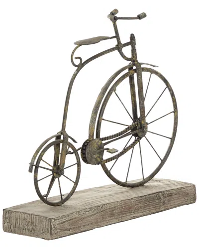 Peyton Lane Vintage Bicycle Black Metal Sculpture