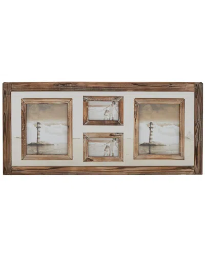 Peyton Lane Vintage Wood Wall Photo Frame In Brown