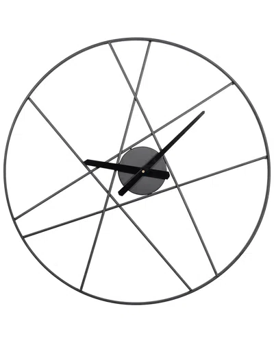Peyton Lane Wall Clock In Black