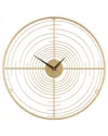 Peyton Lane Wall Clock In Gold