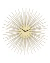 Peyton Lane Wall Clock In Gold