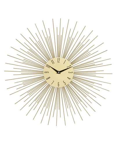 Peyton Lane Wall Clock In Gold