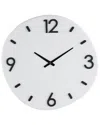 Peyton Lane Wall Clock In White