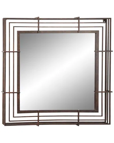 Peyton Lane Wall Mirror In Brown