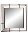 Peyton Lane Wall Mirror In Brown