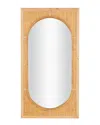Peyton Lane Wall Mirror In Brown