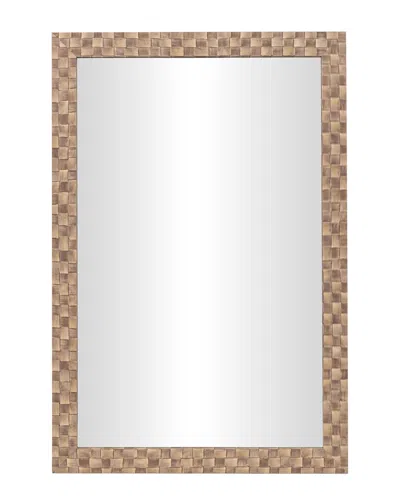 Peyton Lane Wall Mirror In Brown