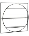 Peyton Lane Wall Shelf In Black