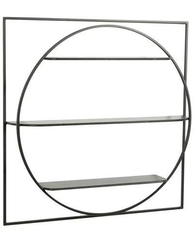 Peyton Lane Wall Shelf In Black