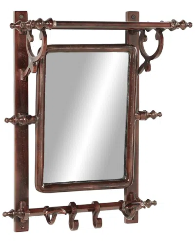 Peyton Lane Wall Shelf In Brown