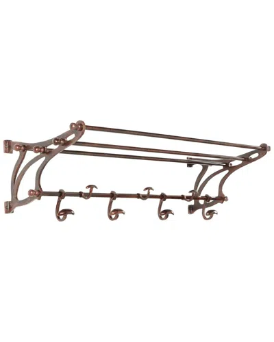 Peyton Lane Wall Shelf In Brown