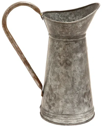 Peyton Lane Watering Can Metal Planter In Brown