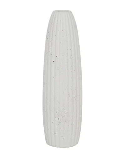 Peyton Lane White Ceramic Contemporary Vase