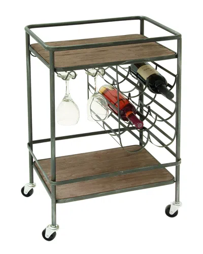 Peyton Lane Winerack Bar Cart