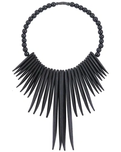 Peyton Lane Wood Bohemian Wall Decor In Black