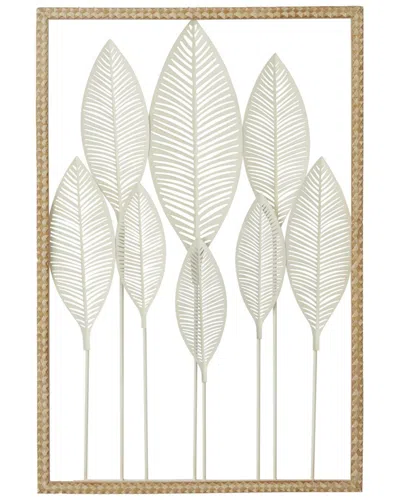Peyton Lane Wood Coastal Wall Decor In White