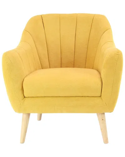 Peyton Lane Wood Fabric Armchair