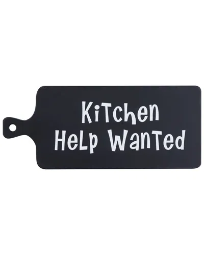 Peyton Lane Wood Farmhouse Wall Decor In Black