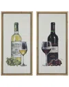 Peyton Lane Wood Farmhouse Wine Framed Wall Art