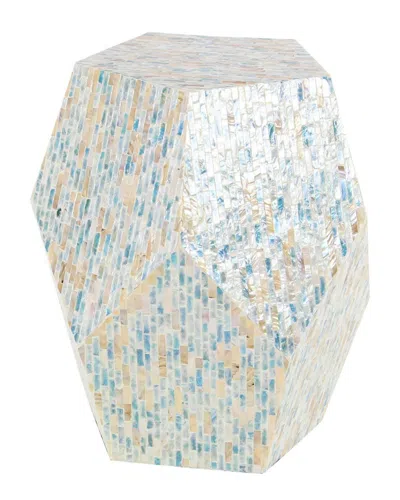 Peyton Lane Wood Inlay Accent Table