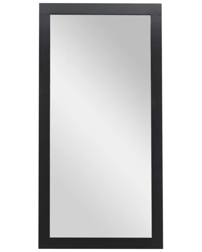Peyton Lane Wood Wall Mirror In Black