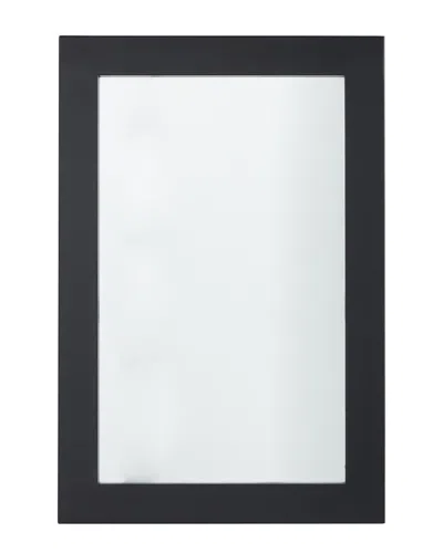 Peyton Lane Wood Wall Mirror In Black