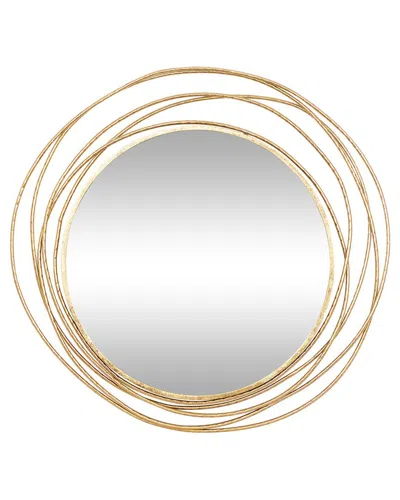 Peyton Lane Wood Wall Mirror In Gold