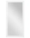 Peyton Lane Wood Wall Mirror In White