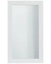 Peyton Lane Wood Wall Mirror In White