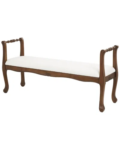 Peyton Lane Wooden Bench In Brown