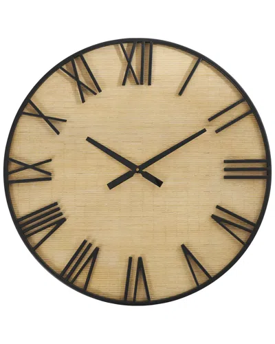 Peyton Lane Wooden Wall Clock In Brown