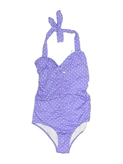 Pre-owned Pez D'or One Piece Swimsuit In Purple